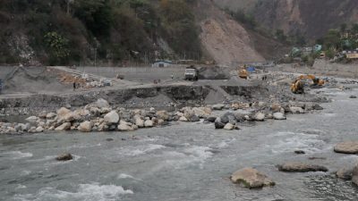 महाकाली नदीमा भारतले रोकेन तटबन्ध निर्माणको काम